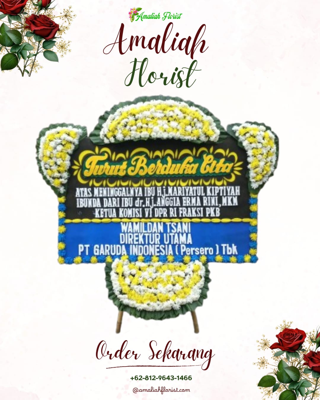 Papan Bunga Duka Tambakrejo